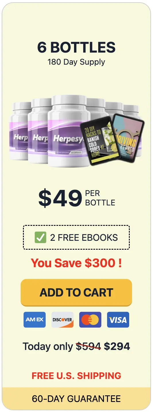 herpesyl  6 bottle pricing